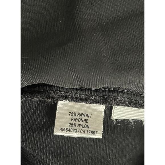 Black Velvet Top Womens L Old Navy Flare Sleeve Holiday Event Dark Fairy Grunge - Picture 7 of 9